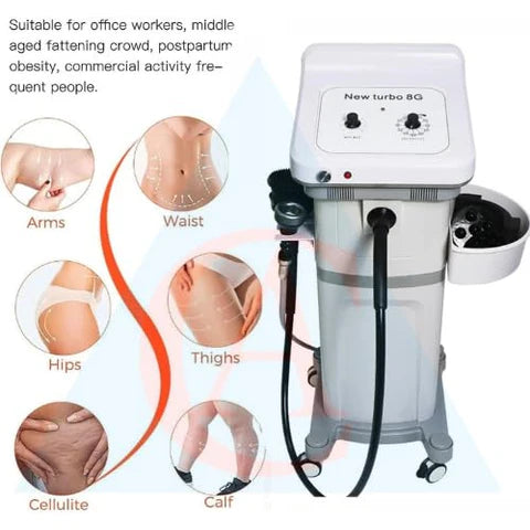 8g Massager Machine New Turbo 8g Massager Machine Body Sculting Mass-age 8G Turbo Muscle Vibration Massager G8 Vacuum Negative Pressure Body Shaping Machine Anti Cellulite Mass-age Slimming Instrument