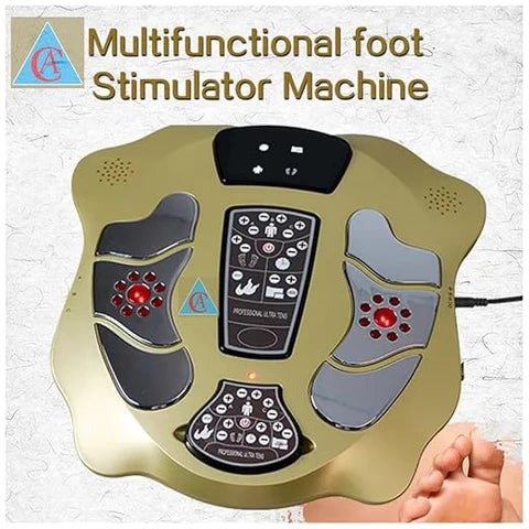 Ultra Therapy Electric Foot Massager Machine for Pain Relief Electric Acupressure Health Protection Machine, Varicose Veins Electromagnetic Wave, Improve Blood Circulation, Full Body Pain Relief & Relaxation Infrared Massage Therapy